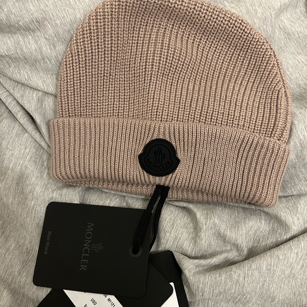 Brand new moncler beanie hat